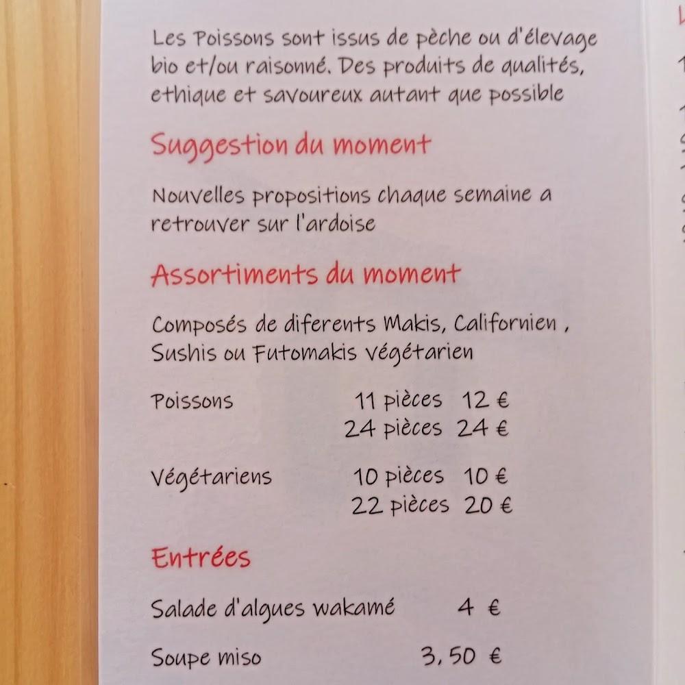 TJ sushis - Menu Image 1